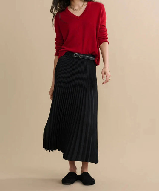 Pleated Skirt-Bottoms-Uniquities