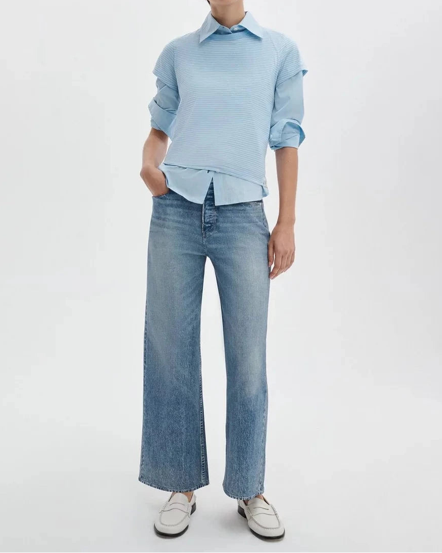 Miramar Andi Ankle Wide Leg-Denim-Uniquities
