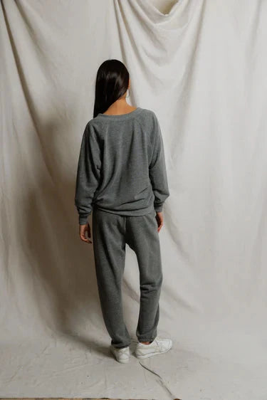 Sinead V Neck Sweatshirt-Tops/Blouses-Uniquities