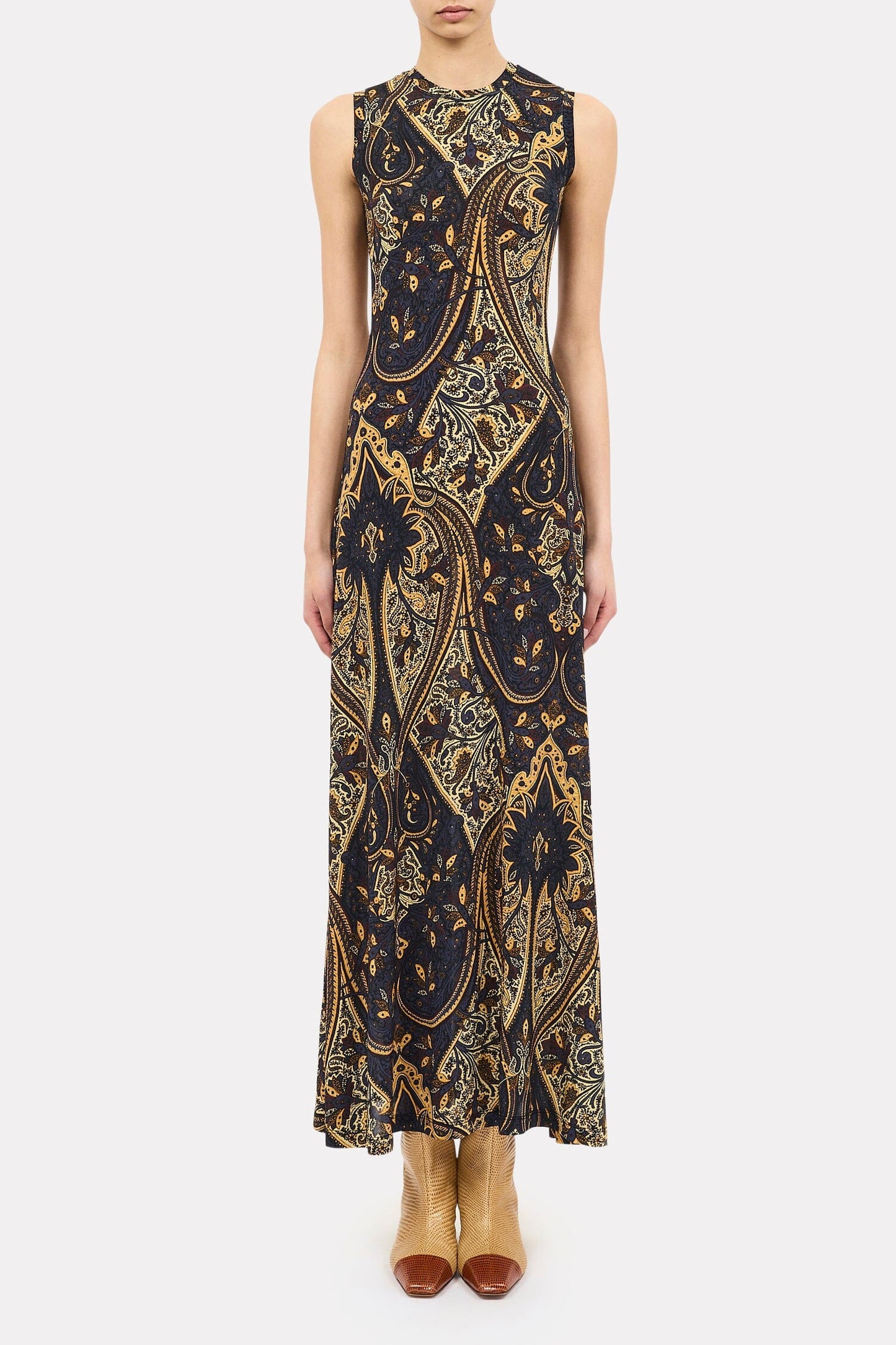 Orla Sleeveless Jersey Dress-Dresses-Uniquities