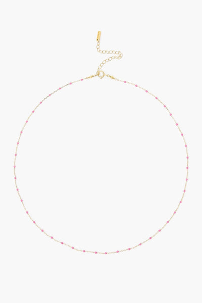 Enamel Bead Chain Necklace-Jewelry-Uniquities