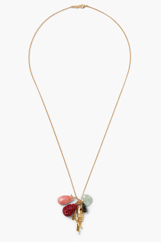 Anemone Charm Necklace-Jewelry-Uniquities