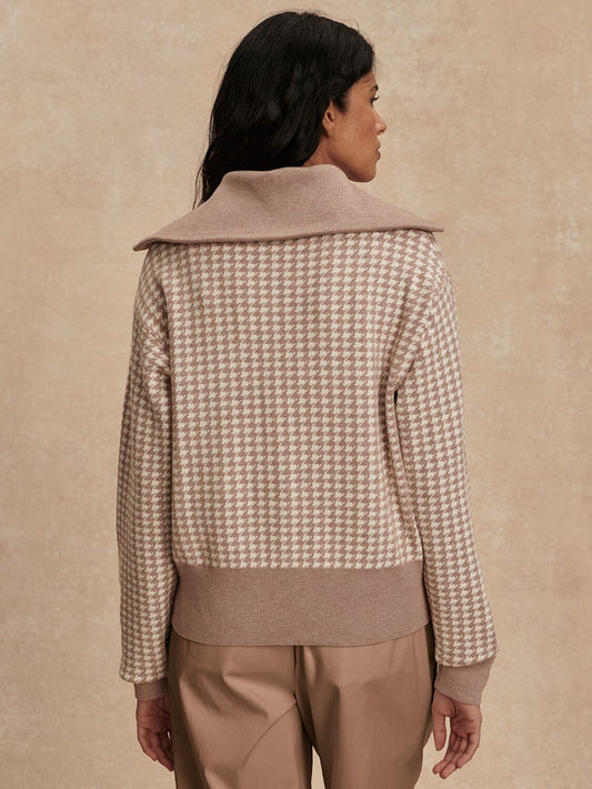 Ablett Jacquard Knit Jacket-Jackets-Uniquities