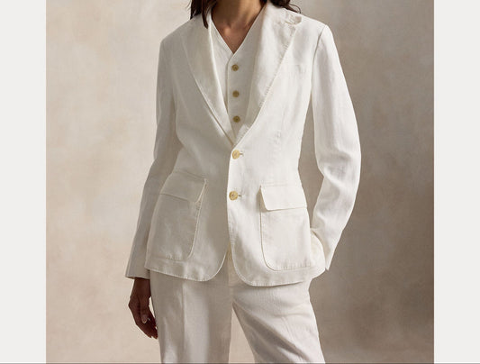 Linen Woven Blazer-Jackets-Uniquities