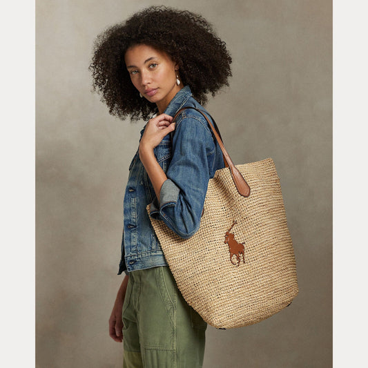 Large Raffia Tote-Accessories-Uniquities