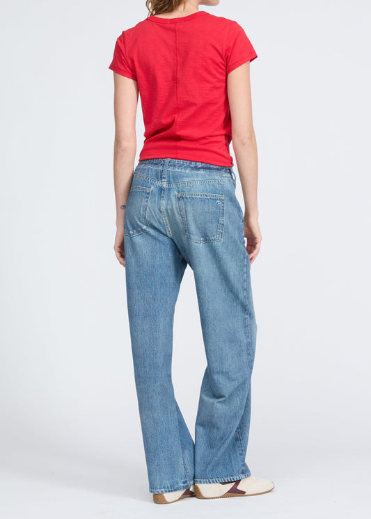 Miramar Terry Drawcord Pant-Denim-Uniquities