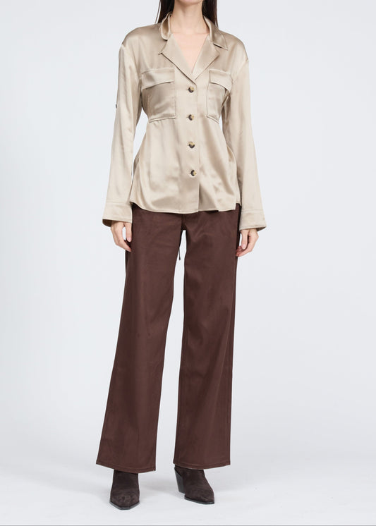 Sonny Silk Blouse-Tops/Blouses-Uniquities