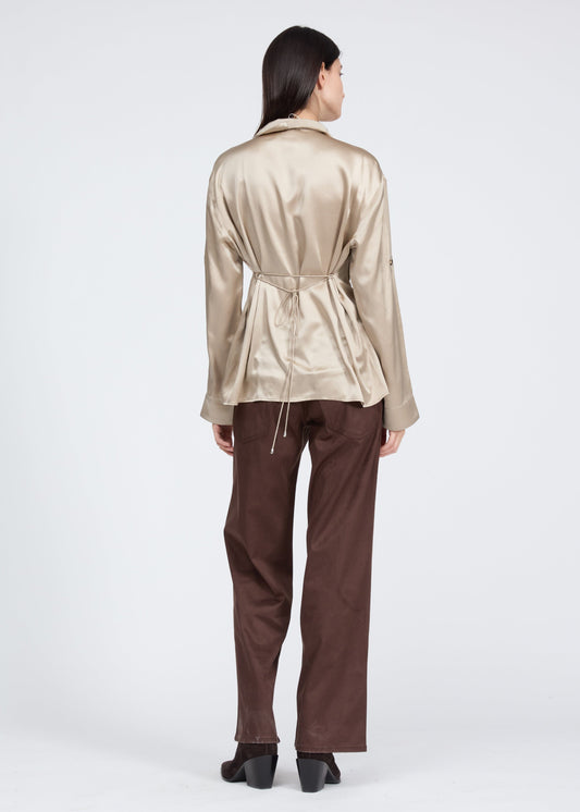 Sonny Silk Blouse-Tops/Blouses-Uniquities