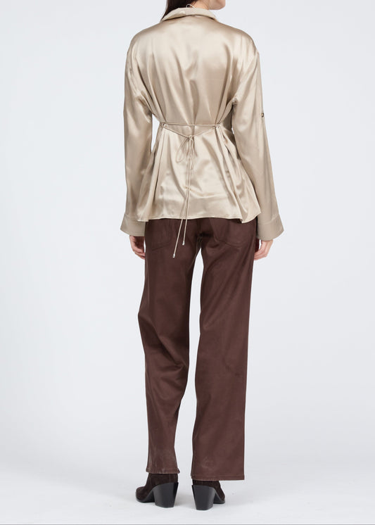 Sonny Silk Blouse-Tops/Blouses-Uniquities