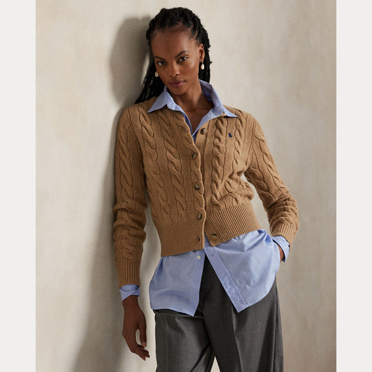 Long Sleeve Crewneck Cardigan