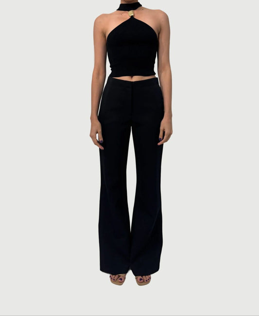Renlen Halter Top-Tops/Blouses-Uniquities