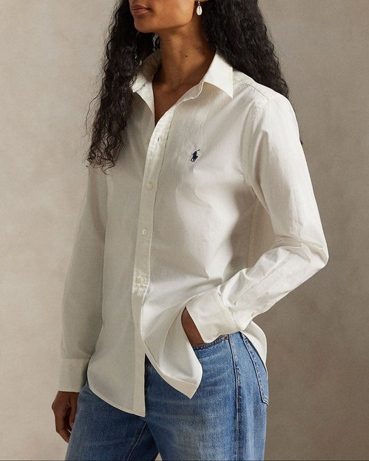 Long Sleeve Collared Sport Shirt-Tops/Blouses-Uniquities