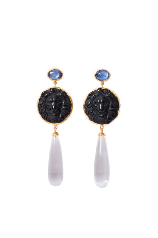 Black Obsidian Mix Earrings-Jewelry-Uniquities