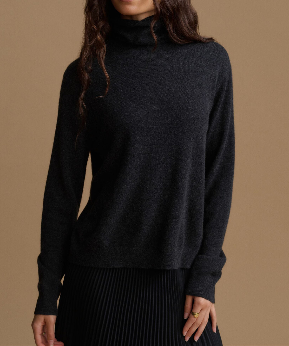 Flynn Cashmere Turtleneck