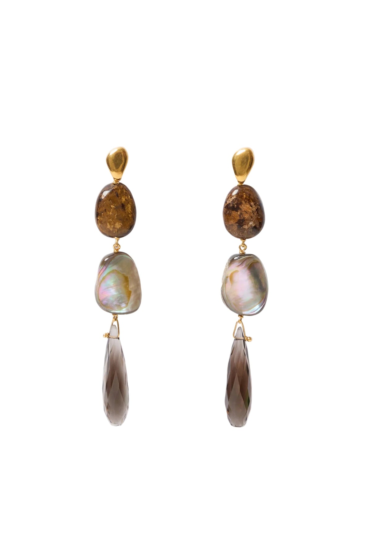 Quadra Drop Earrings-Jewelry-Uniquities