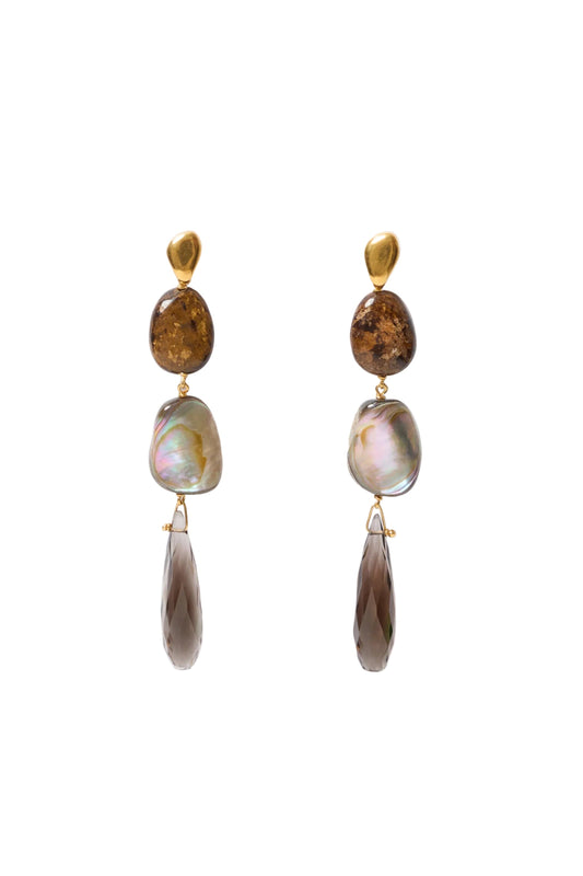 Quadra Drop Earrings-Jewelry-Uniquities