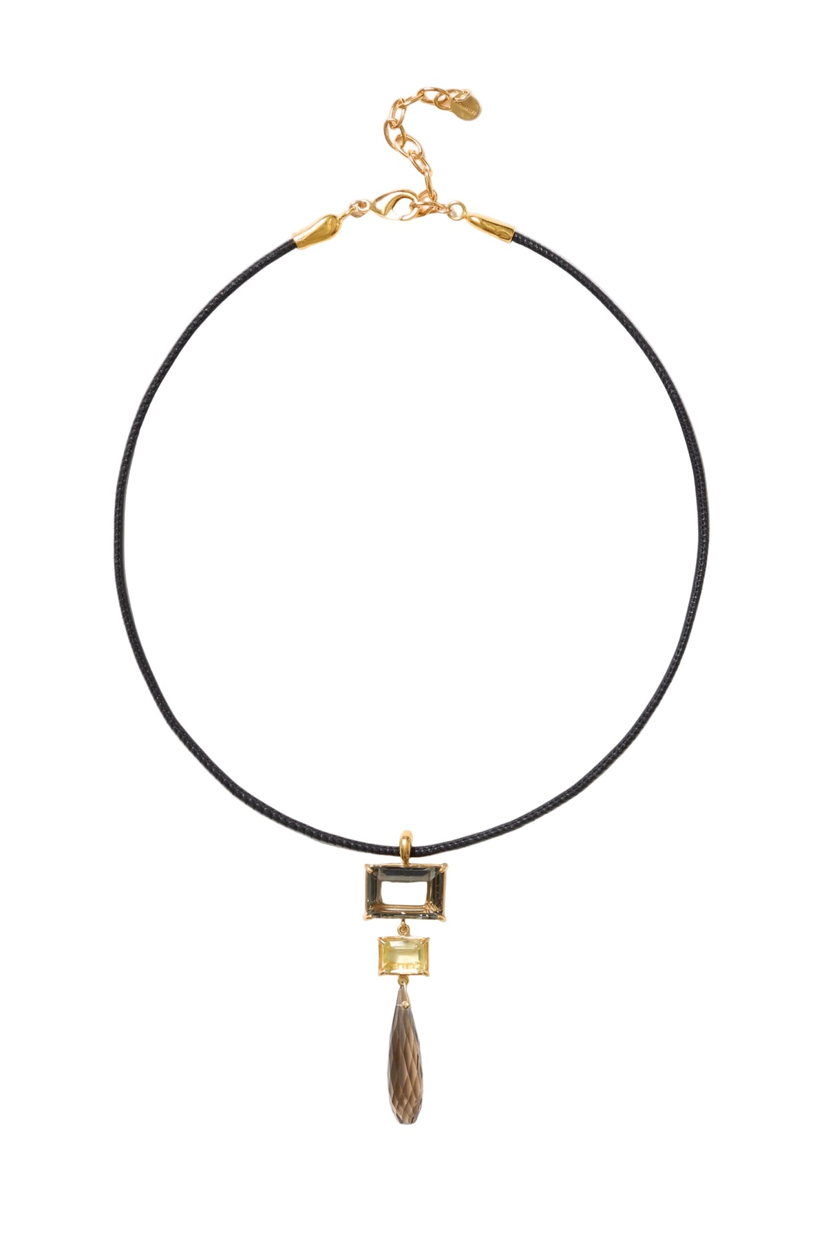 Messina Leather Necklace-Jewelry-Uniquities