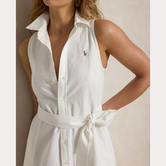 Oxford Collared Shirtdress-Dresses-Uniquities