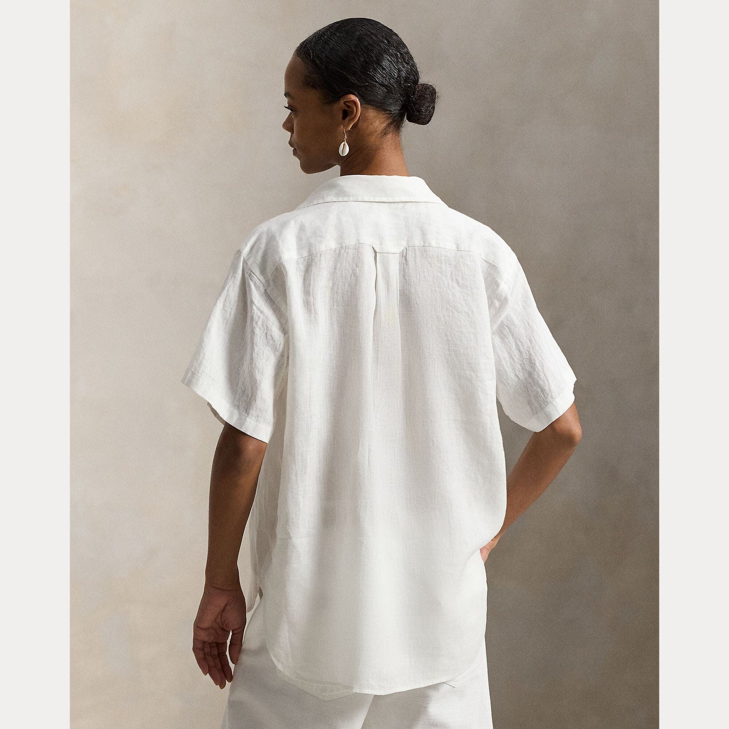Linen Short Sleeve Shirt-Tops/Blouses-Uniquities