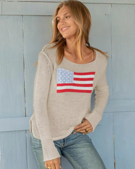 Flag Crew Sweater-Sweaters-Uniquities