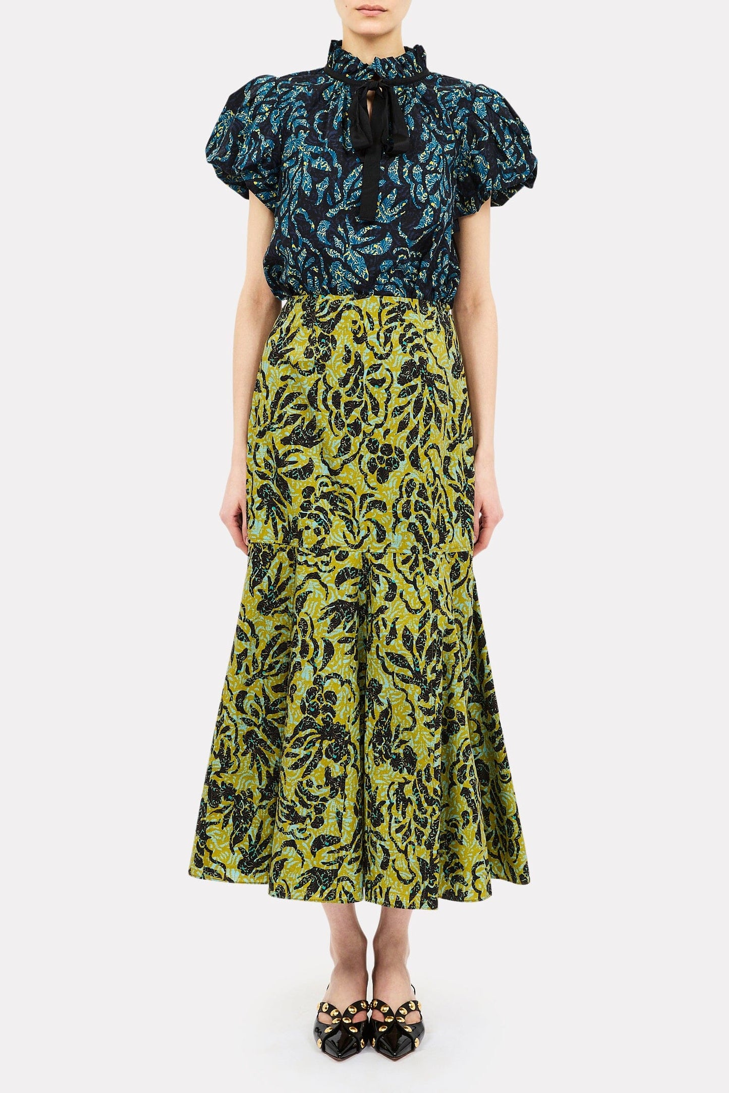 Clarisse Trumpet Midi Skirt Ulla Johnson