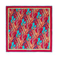 Madagascar Red Silk Bandana Accessories Lost Pattern 