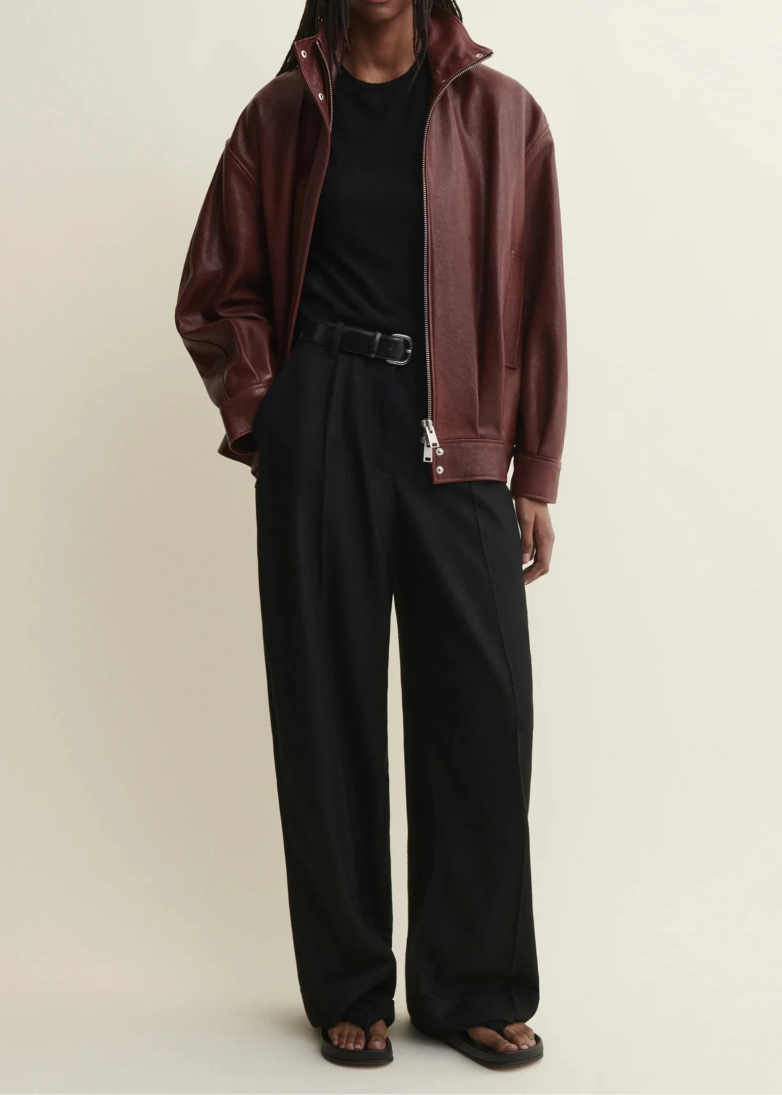 Paula Leather Jacket-Jackets-Uniquities