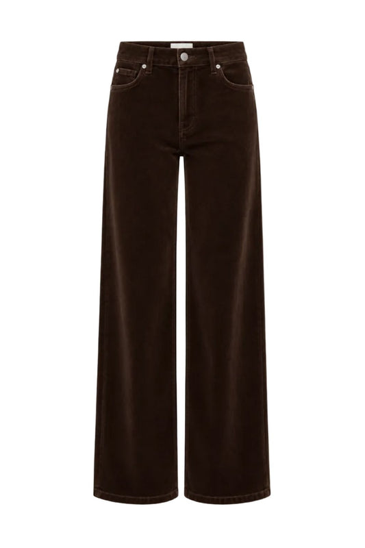 Velvet Slim Palazzo-Bottoms-Uniquities