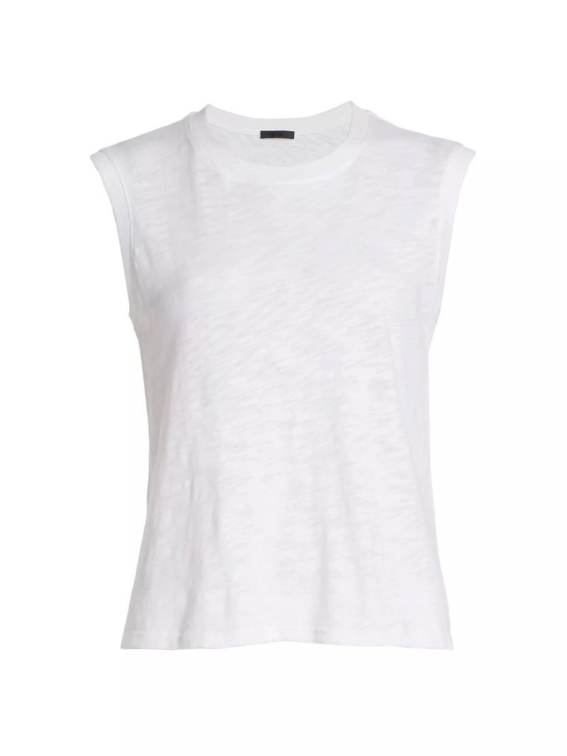 Slub Jersey Crew Neck Tank-Tee Shirts-Uniquities