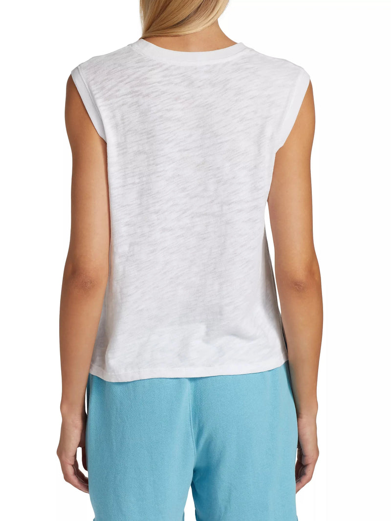 Slub Jersey Crew Neck Tank-Tee Shirts-Uniquities