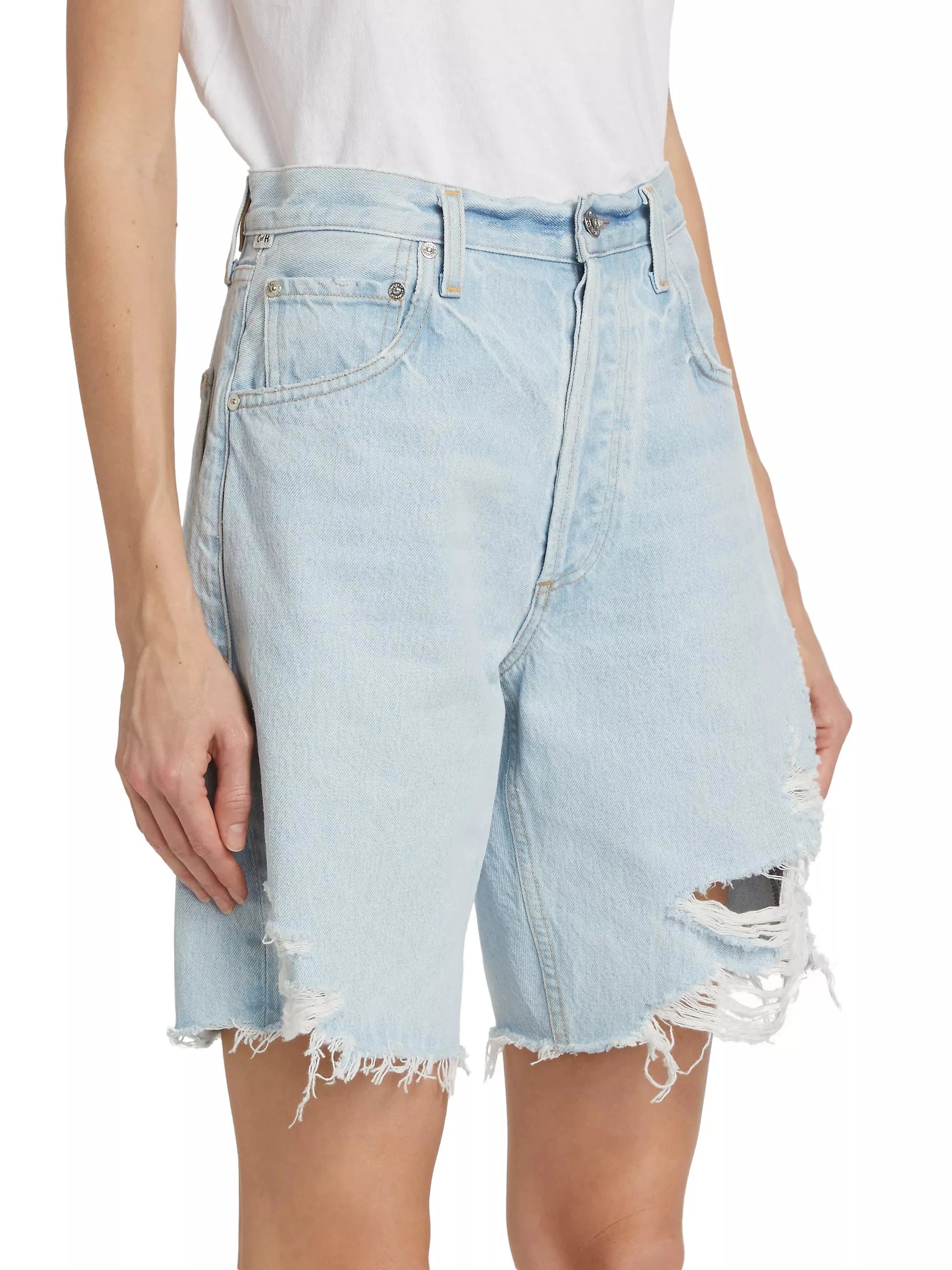 Ayla Short in Starlit-Denim-Uniquities