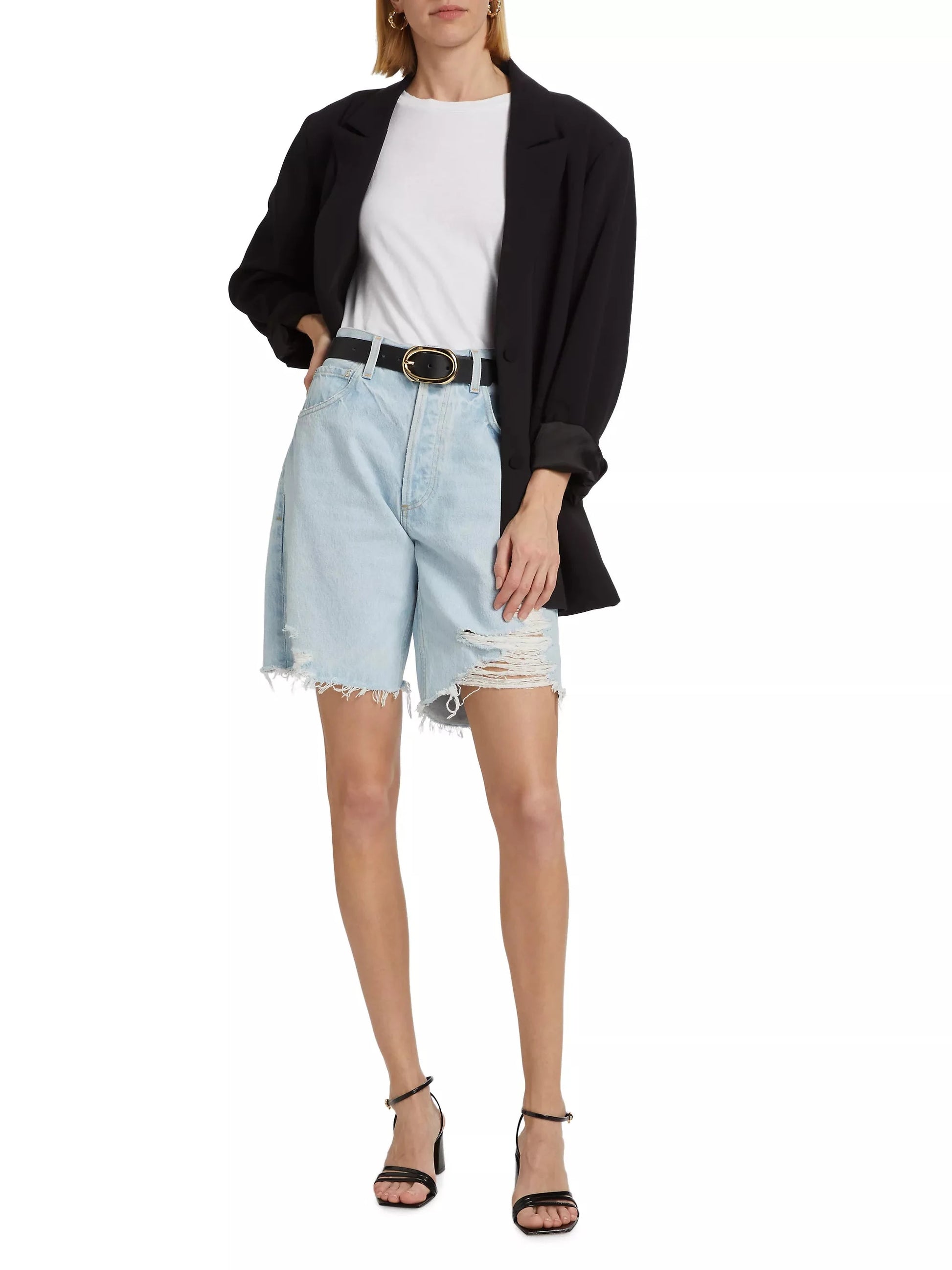 Ayla Short in Starlit-Denim-Uniquities