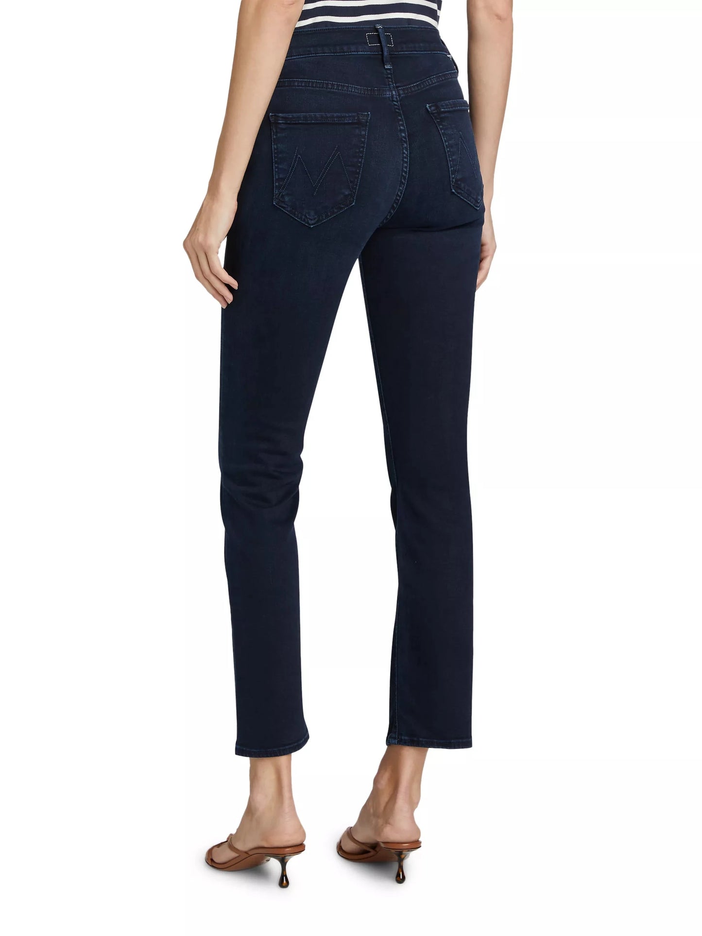 The Mid Rise Dazzler Ankle Jeans in Chip On My Shoulder-Denim-Uniquities