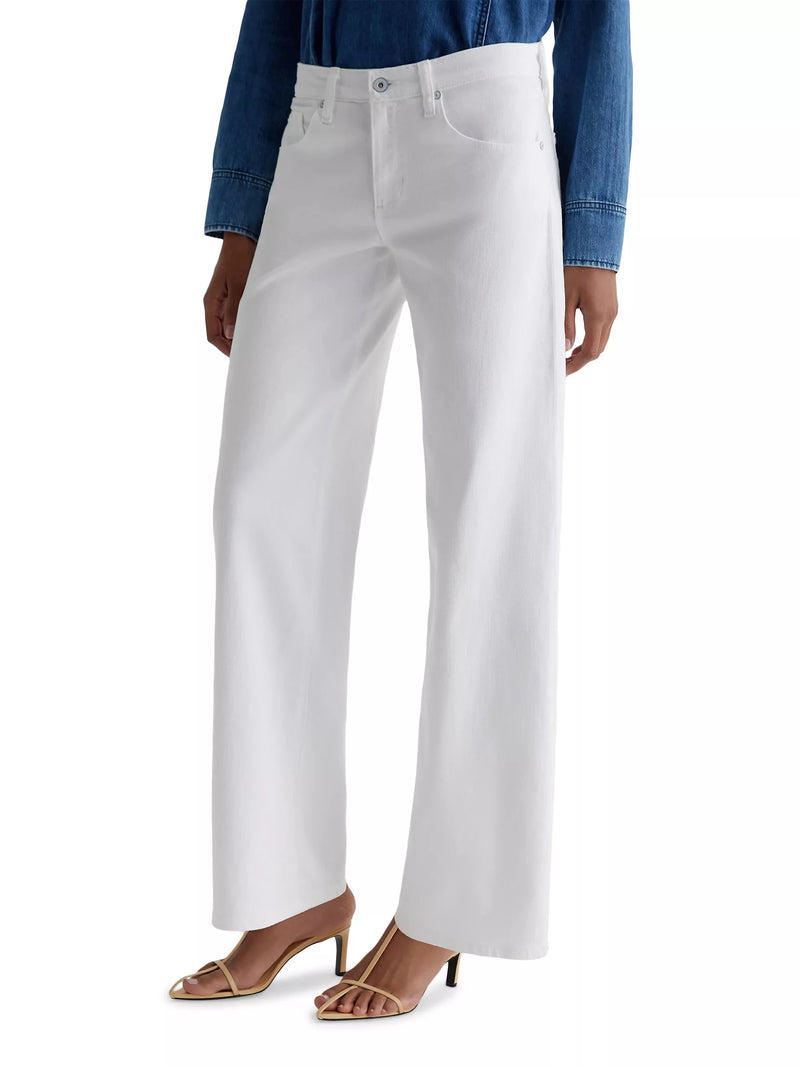 Adria Low-Rise Wide Leg Jeans-Denim-Uniquities