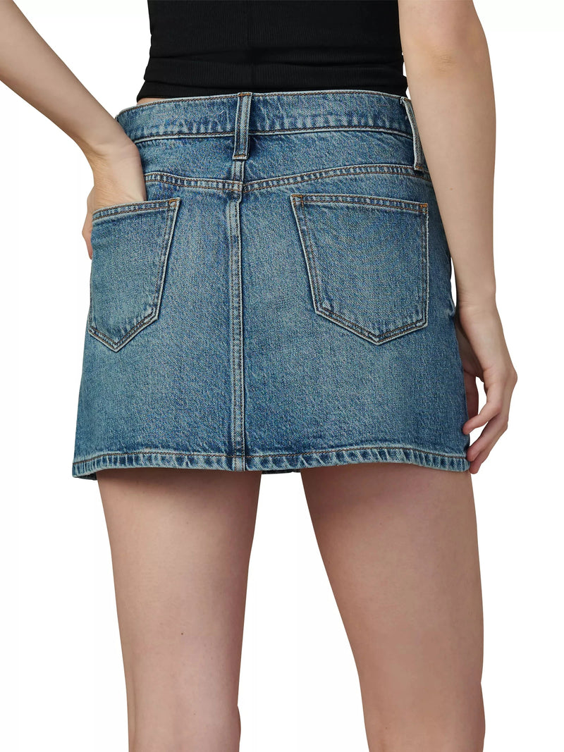 Tessa Mini Skirt-Denim-Uniquities