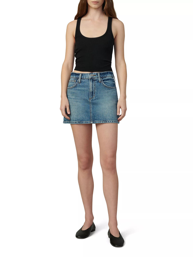Tessa Mini Skirt-Denim-Uniquities