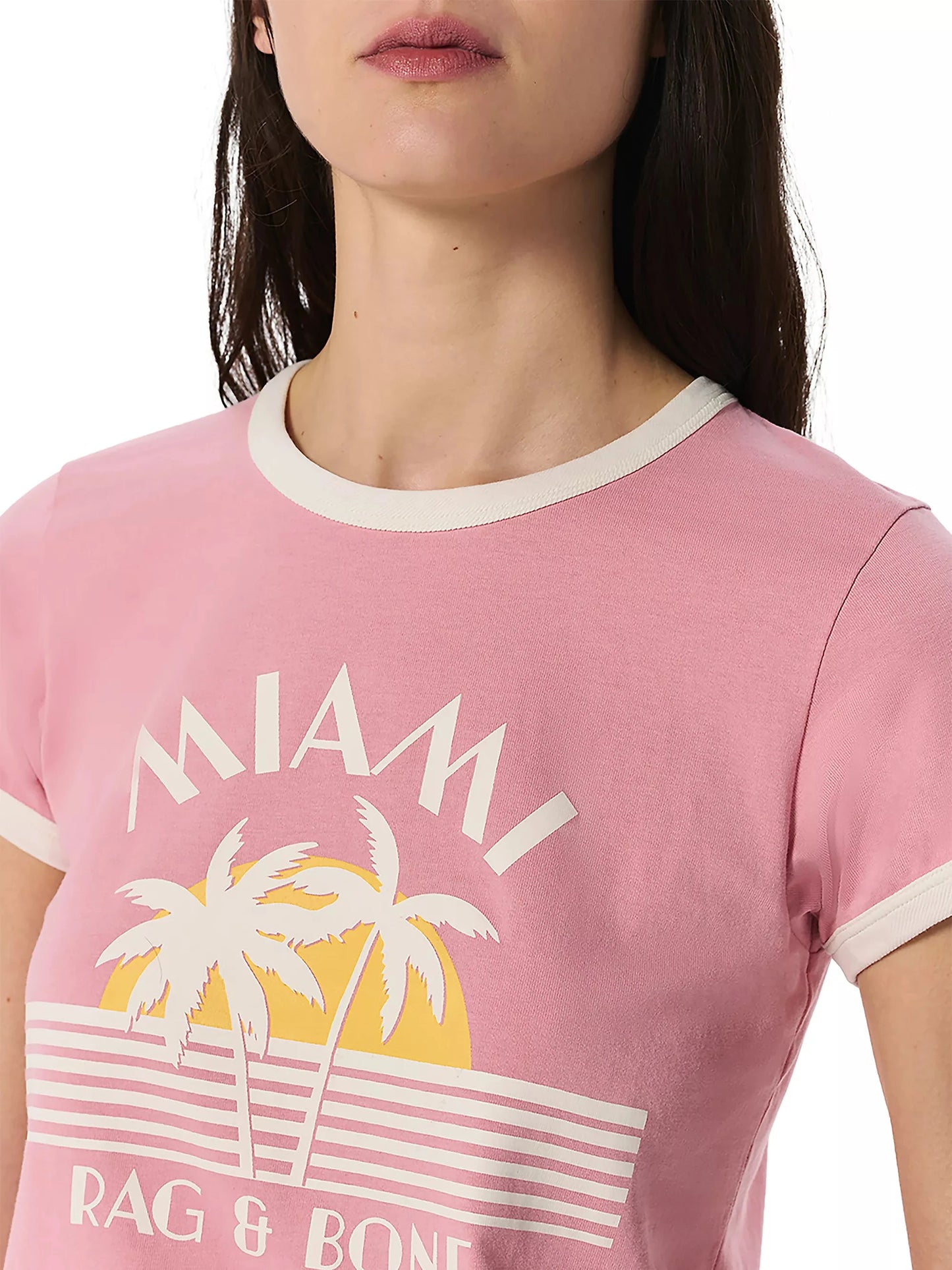 RB Miami Ringer Tee-Tee Shirts-Uniquities