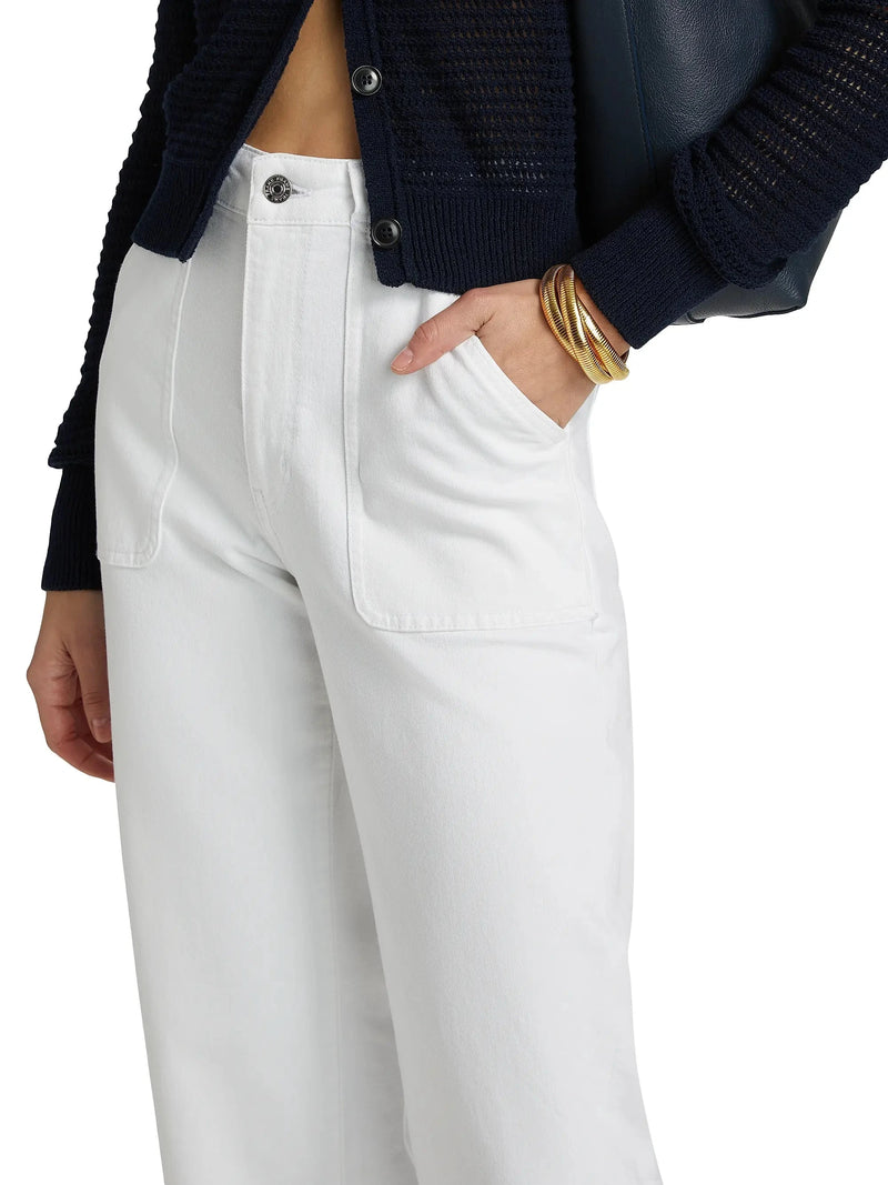 Modern Pocket Wide Leg Jeans-Denim-Uniquities