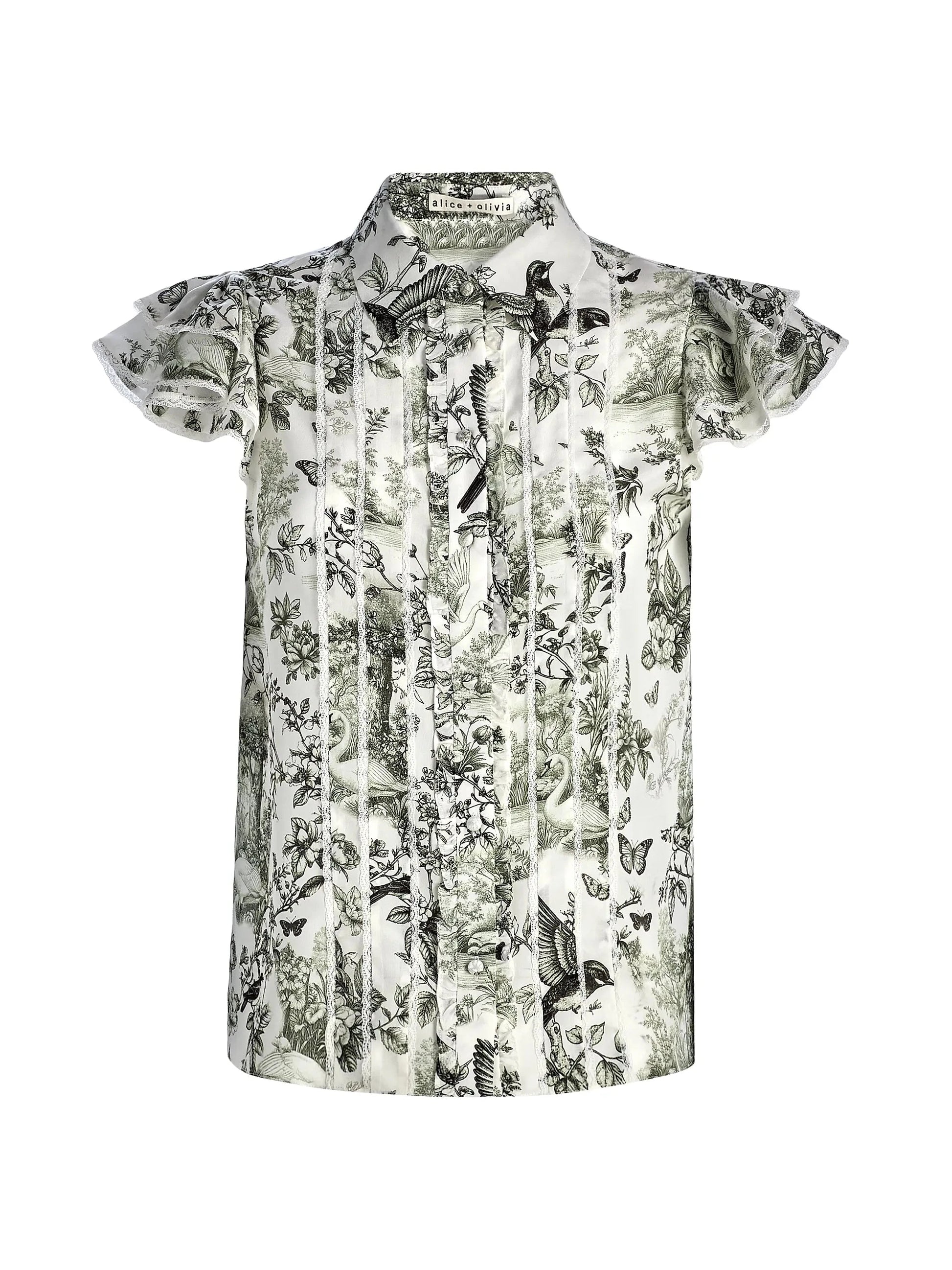 Minda Ruffle Tie Blouse-Tops/Blouses-Uniquities
