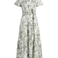 Lucy Roll Sleeve Midi Dress-Dresses-Uniquities