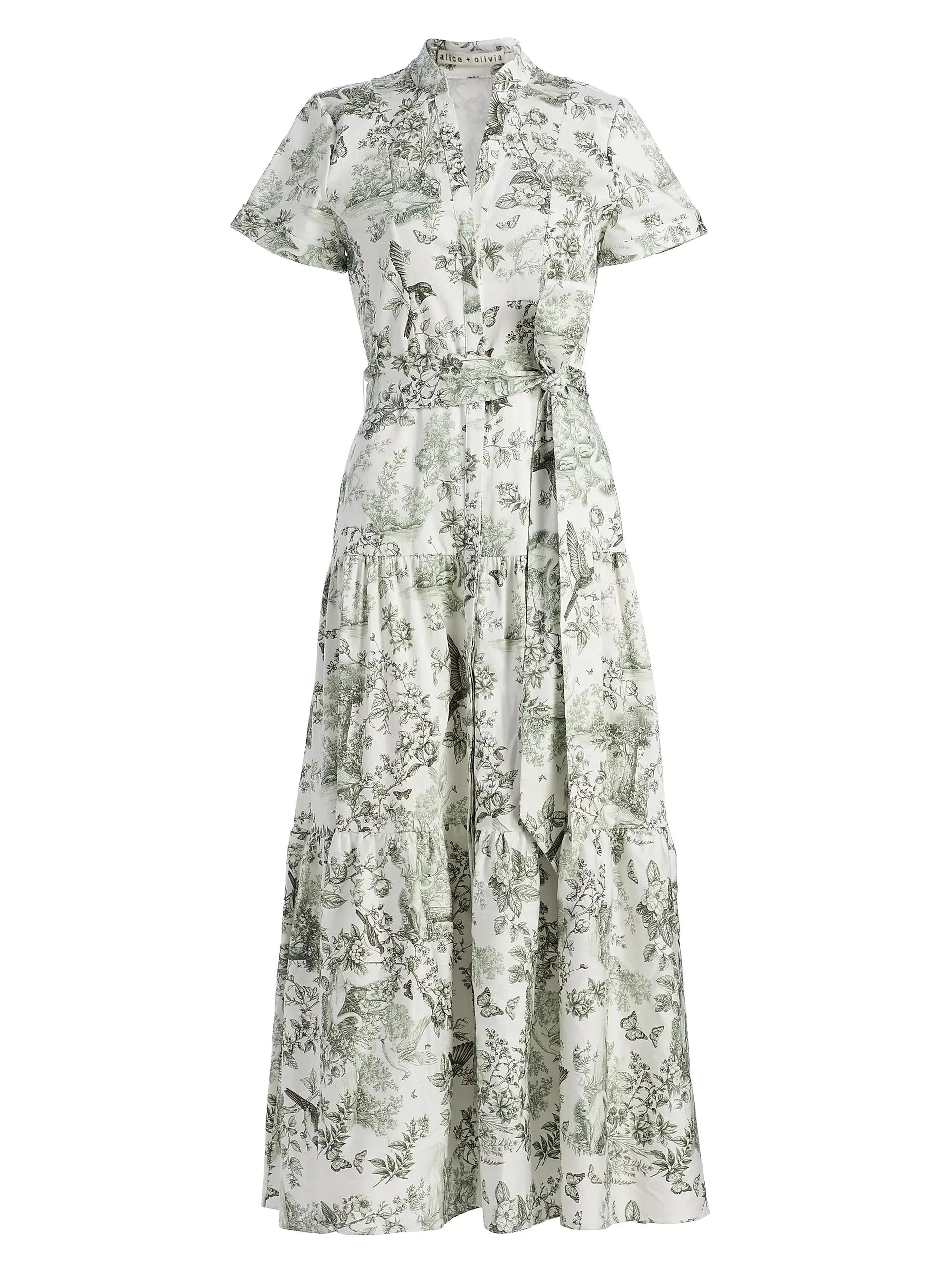 Lucy Roll Sleeve Midi Dress-Dresses-Uniquities