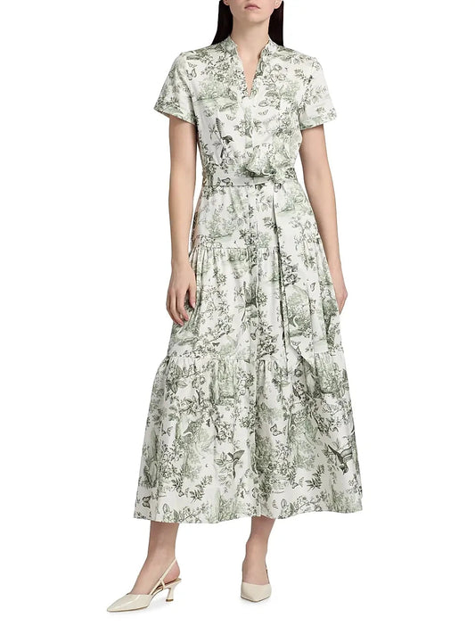Lucy Roll Sleeve Midi Dress-Dresses-Uniquities