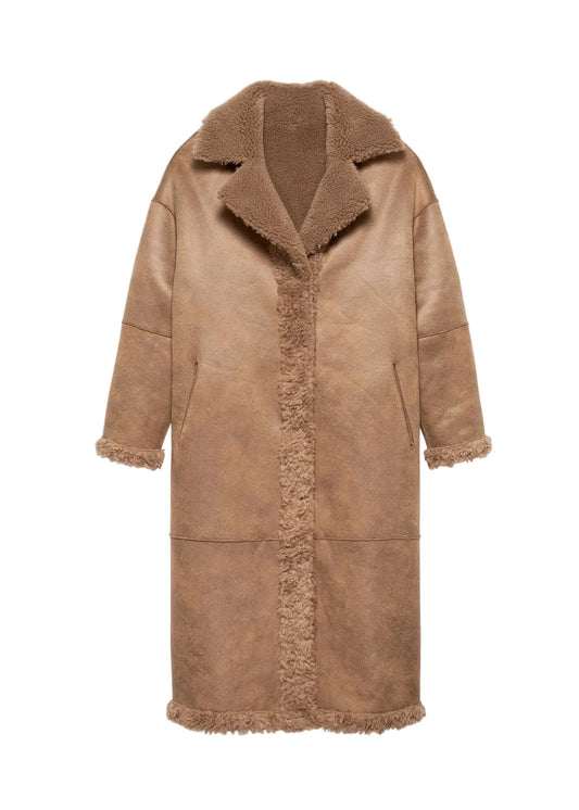 Floor Teddy Wool Coat-Jackets-Uniquities