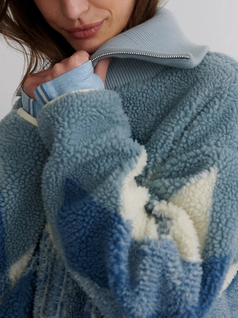 Franca Sherpa Jacket-Jackets-Uniquities