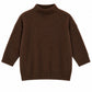 Rowan 3/4 Sleeve Mock Sweater-Sweaters-Uniquities