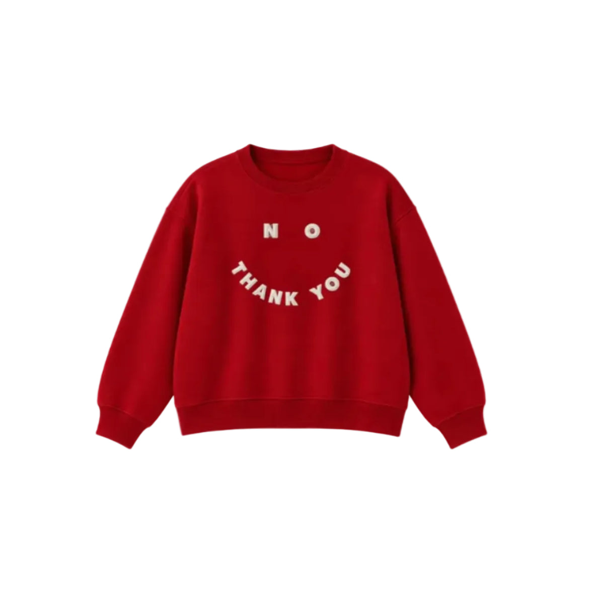 No Thank You Sweatshirt-Lounge-Uniquities