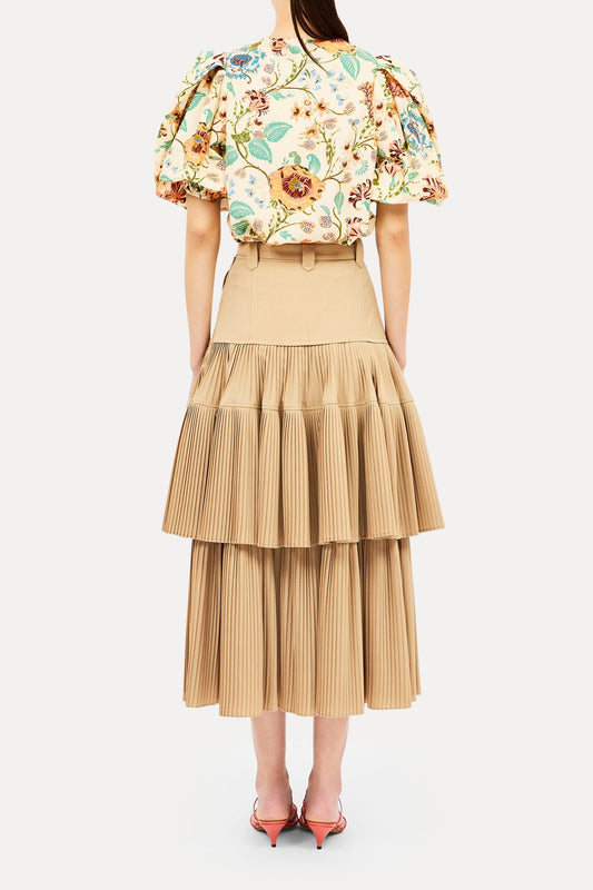 Florielle Cotton Top-Tops/Blouses-Uniquities