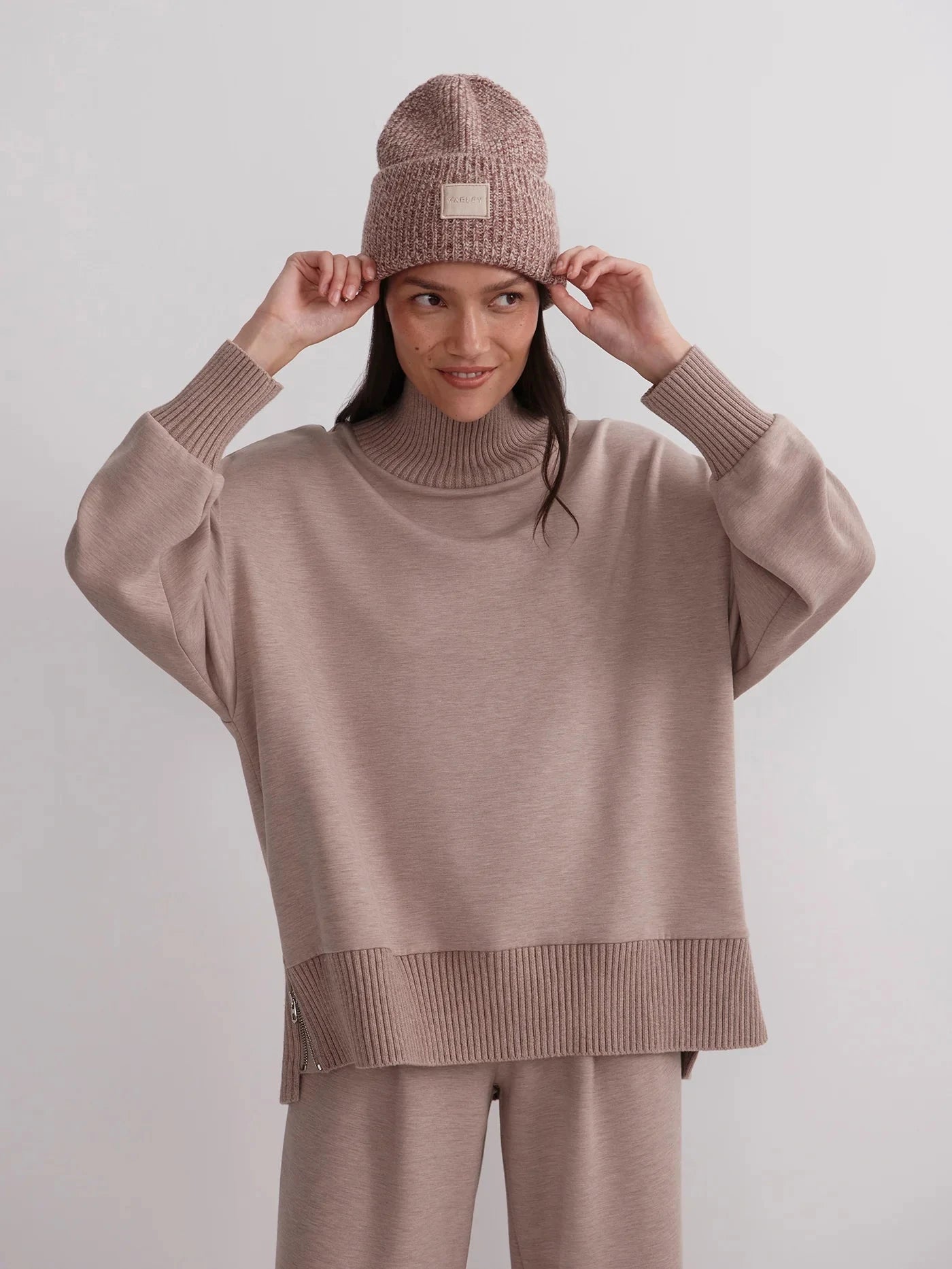 Barker High Neck Sweat-Sweaters-Uniquities