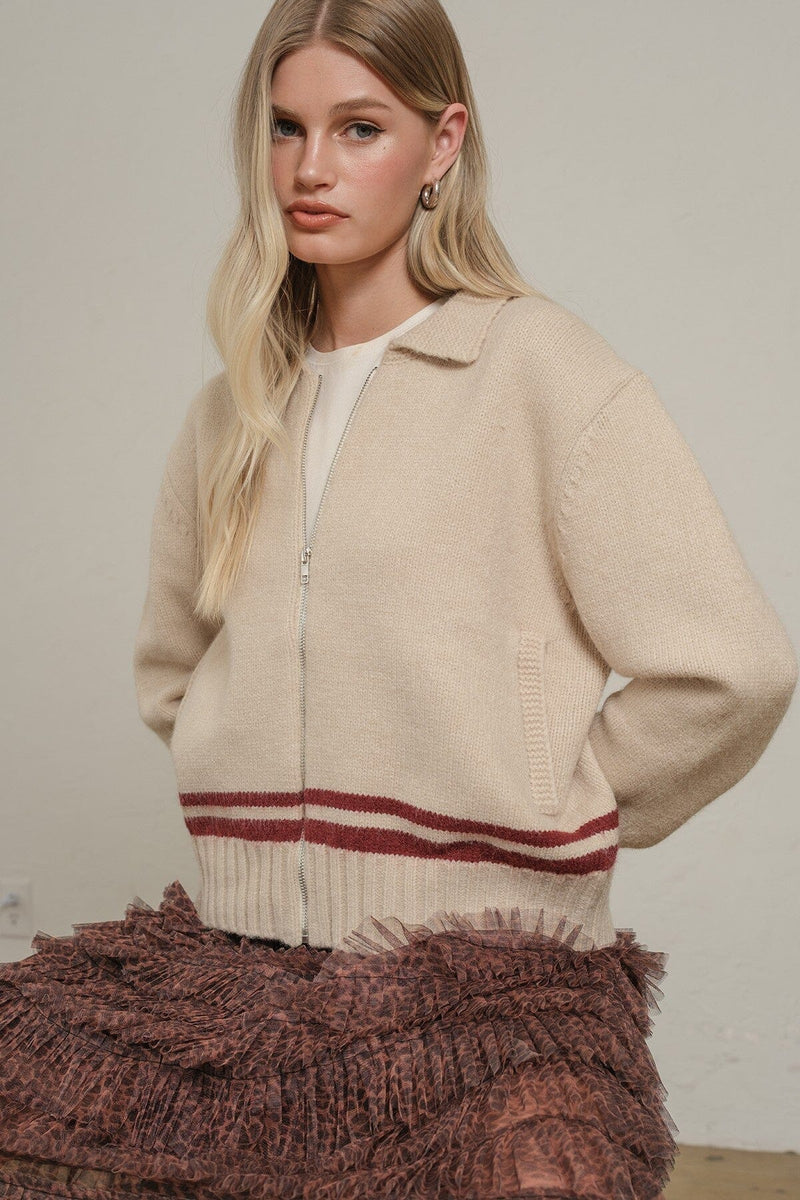 Scout Varsity Zip Jacket-Sweaters-Uniquities