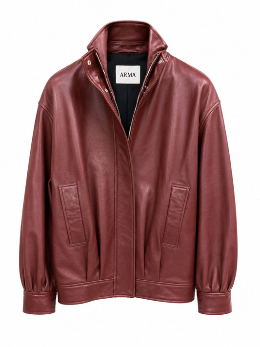 Paula Leather Jacket-Jackets-Uniquities